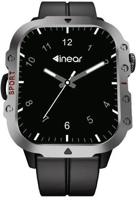 InEar INWATCH Smartwatch with 2.01 Inch HD Display, Bluetooth Calling, Metal Body Smartwatch(Black Strap, Compact)