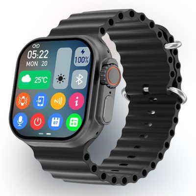 KadWaniya T800 Ultra Smart Watch With bluetooth calling Smartwatch(Black Strap, 49MM)