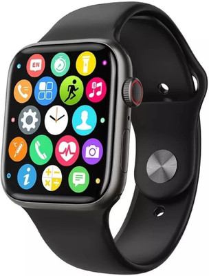 Zeorgia HD Display Bluetooth Calling Smartwatch with Touch Screen, Music Smartwatch(Black Strap, Free)