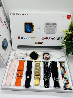 EVAAENTERPRISES I20 Earbud Smartwatch Smartwatch(Multi Strap, free)