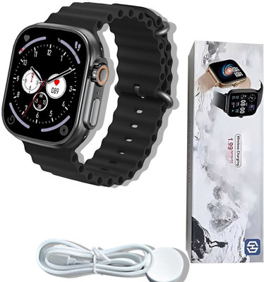 MM telecom Smartwatch with SpO2, Heart Rate and Step Tracking Smartwatch(BLACK Strap, Free Size)
