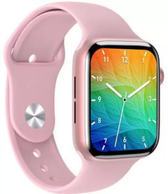 P U COLLECTION T55 Smartwatch (LIGHT PINK Strap Used For men's Women's Free Size Smartwatch Smartwatch(Pink Strap, Free Size)