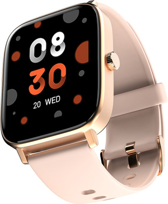 alt OG Max with 1.8InchHD Display, BT Calling and AI Voice assistant Smartwatch(Salmon Pink Strap, Regular)
