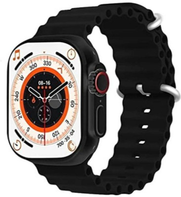 GLowcent T800 ultra BT calling smartwatch compatiable with all Smart phones G372 Smartwatch(Black Strap, Free Size)