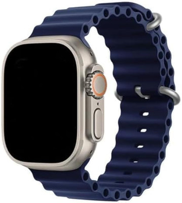 JANROCK T800 ultra Bt calling smart watch with wireless charging Smartwatch Smartwatch Smartwatch(blue Strap, Free size)