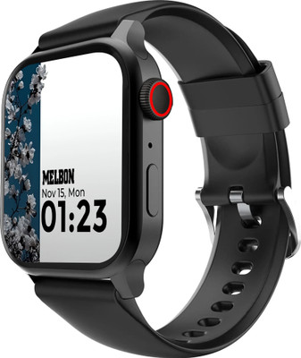 PunnkFunnk Newly Edge-lite Smartwatch With BT Calling Fitness Tracking Multi-Sport Modes Smartwatch(Black Strap, Free Size)