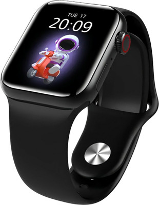 FUK Heart Rate, Activity Tracking, Bluetooth Calling, Waterproof Smartwatch(Black Strap, FREE SIZE)