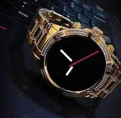TECHMAZE Gen 15Diamond Strap HD Display 2 Straps BT Calling Smartwatch Smartwatch(GOLDEN Strap, FREE SIZE)