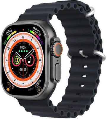 MNM T900 Ultra Big Smartwatch Wireless Charging Multi-Spor T10 Smartwatch(Black Strap, Free Size)