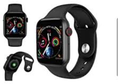 SYARA WER_363Y_T55 Smart Watch compatiable with all Smartphones Smartwatch(Black Strap, Free Size)