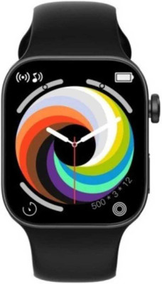 N-WATCH 4G I8 Pro Max With Android & IOS Smartwatch(Black Strap, Free)