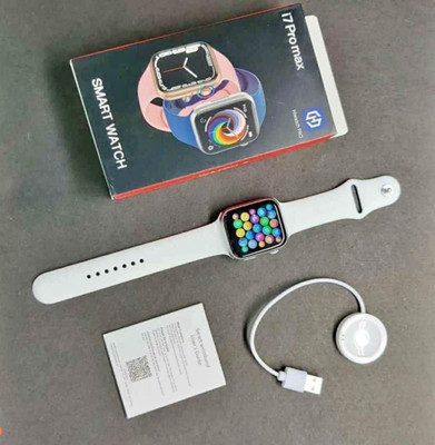 NKL Excellent Crown Working Smartwatch Series 7 Bluetooth Calling Value Of Money Smartwatch(White Strap, FREE)