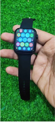 MindsArt I8 Pro Max Android & IOS With Bluetooth Features Smartwatch(Black Strap, Free)
