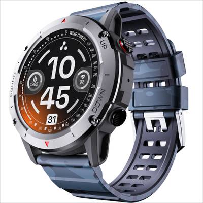 Ambrane Crest 1.39 inch round display 360*360 High Resolution with BT Calling Smartwatch
