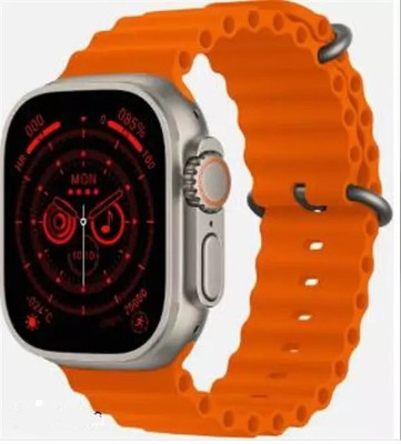 Satyam TRADERS T800 Ultra Smart Watch Series 8 For Men & Women Smartwatch(ORANGE Strap, Free Size)