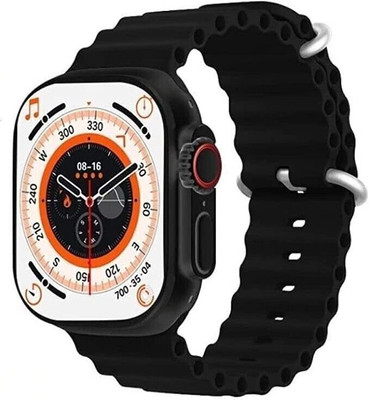 Pushkar Traders T800 Ultra Smartwatch(Black Strap, Free Size)