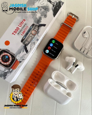 BOOMLY T800 Ultra Smart Watch Series 8 ORANGE Smartwatch(QRANGE Strap, FREESIZE)
