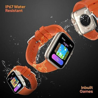 Wristkart T800 ultra BT calling smartwatch compatiable with all Smart phones G155 Smartwatch(Black Strap, Free Size)