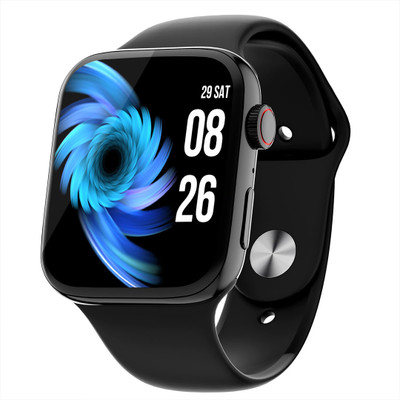 GameSir T55 Black HD Display Bluetooth Calling, Notifications, Fitness,Tracking, Music Smartwatch(Black Strap, Free Size)