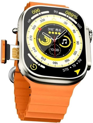 Hanuman Enterprise NEW PREMIUM T800 ORANGE WATCH BEST QUALITY ULTRA SMART WATCH Smartwatch(ORANGE Strap, FREE SIZE)