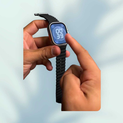 Onikuma T800 Ultra Smart Watch Series 8 BLACK:-MAX.01 Smartwatch(BLACK Strap, FREESIZE)