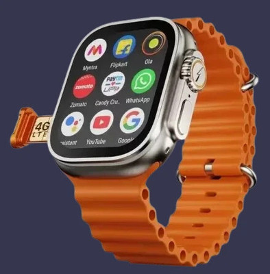 STAR T10 Orange A1 Smartwatch Ultra With New Functions & No SIm Smartwatch(Orange Strap, Free Size)