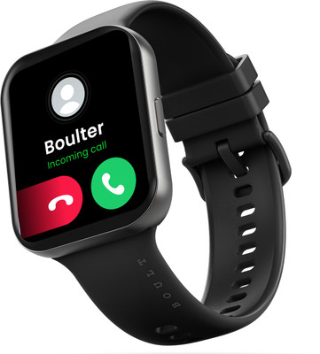 Boult Swing 1.9″ HD 1000nits High Brightness Screen, BT Calling, Zinc Alloy Frame Smartwatch  (Black Strap, Free Size) For Rs. 1299 @ 85 %