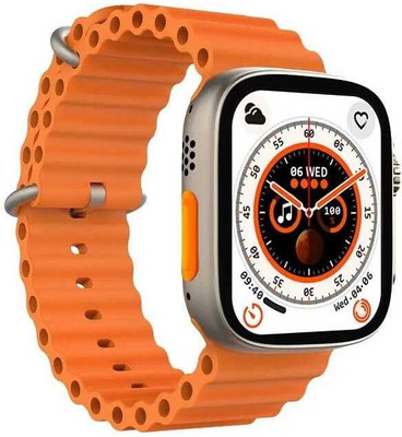 Wookt T800 Smartwatch(orange Strap, Freesize)
