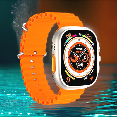 FRONY RL-242 T800 Ultra smart watch 4G network Smartwatch_Orange Smartwatch(Orange Strap, Free)