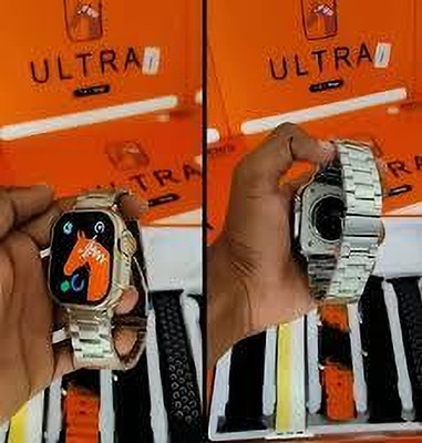 Anil Enterprises S9 Ultra series 9 gold Smartwatch(Gold Strap, Free Size)