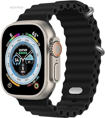 RICH POLO T_800 ULTA SMART Smartwatch(Black Strap, ALL IN ONE)