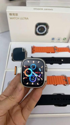 Onikuma T800 ULTRA Smart Watch No sim card Opetion Smartwatch NO sim card Smartwatch(BLACK Strap, Free Size)