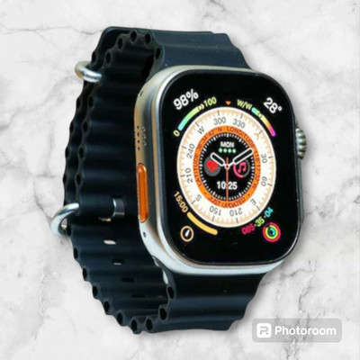 Techio ULATR SMART Smartwatch(Black Strap, FREE)