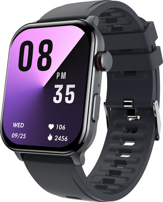 itel Icon 3 Single chip BT Calling, 2.01' AMOLED, 500 Nits & 24Hr Health Monitor Smartwatch(Dark Chrome Strap, Free Size)