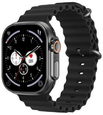 Mayank T800 Ultra 8 with Bluetooth Calling Smartwatch(Black Strap, Free Size)