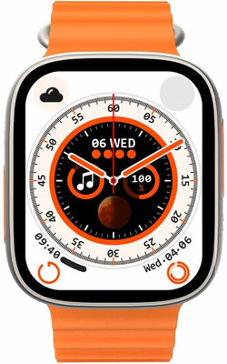 SGM T800 Ultra Honeycomp Edition smart watch with WiFi GPS 4G S8 Smartwatch(Orange Strap, Free Size)