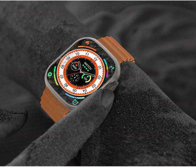 RLS T800 Ultra Smart Watch Series 8 ORANGE:-22 Smartwatch(ORANGE Strap, FREESIZE)