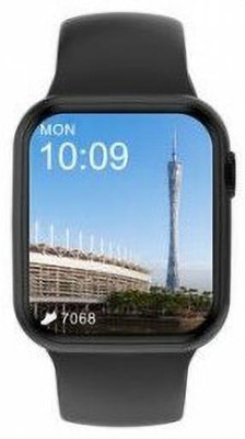 Shree Radha Rani i7 Pro Max Smart Watch Series 7 For Men & Women (BLACK, Free Size) Smartwatch 14 Smartwatch(Black Strap, Free Size)