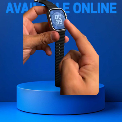 Onikuma T800 Ultra Smart Watch Series 8 BLACK:-MAX.01 Smartwatch(BLACK Strap, FREESIZE)