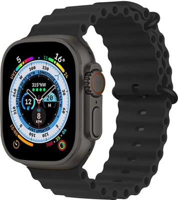 Vsh T800 Ultra Smart Watch 1.99 inch Infinite Display,Bluetooth Calling Smartwatch(Black Strap, L)