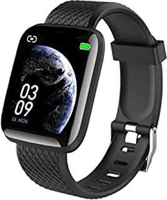 nkk IDS116 SMART BRACELET WATCH IT SUPPORTS ONLY NOTIFICATION Smartwatch(Black Strap, 320*420)