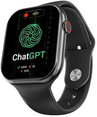 Roods Smartwatch New T500 Ultra Edition With Fast Charging & BT Calling Smartwatch(Black Strap, Free Size)