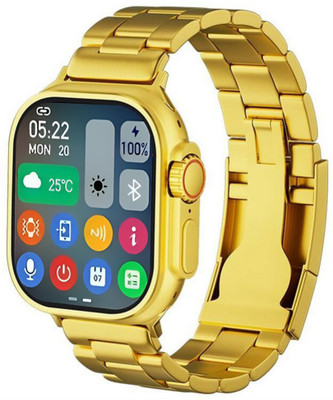 Anil Enterprises S9 Ultra Gold Edition With Sports Mode Golden SmartWatch for Businessman T16 Smartwatch(Multicolor Strap, Free Size)
