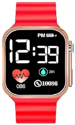 OROLOGIO Ultra Digital Dial WaterproofSmartDesign LED Display Kids Watch for Boys & Girls Smartwatch(RED Strap, KIDS)