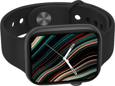 NKL Full Crown Working Smartwatch Series 7 Bluetooth Calling Value Of Money Smartwatch(Black Strap, FREE)