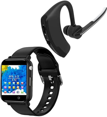 DRUMSTONE C888-A1 Wrist Watch with Camera, SIM, Android & Noise-Canceling Earset Smartwatch(Multicolor Strap, Free size)