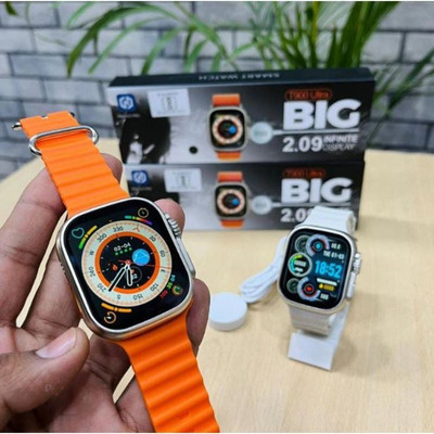 BOOMLY T800 Ultra Smart Watch Series 8 ORANGE Smartwatch(QRANGE Strap, FREESIZE)
