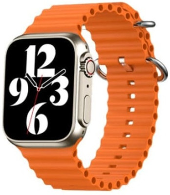 Neel Enterprises Android Smart Watch Men 4G Network BT Call GPS X8 Ultra S8 Smart Smartwatch(Orange Strap, Free Size)