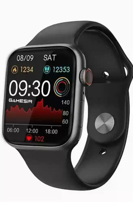 Shivana T500Pro Max 1.54"HD Display Bluetooth Calling, Music Mode Smartwatch Smartwatch(Black Strap, Free Size)