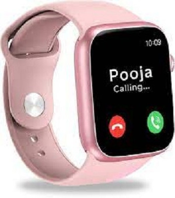 VYGHA COLLECTION Full Screen Touch Watch Specially Made for Girl & Women Smartwatch (Pink Strap) Smartwatch(Pink Strap, Free Size)